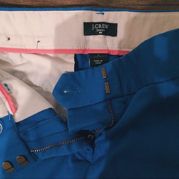 J.Crew Royal Blue City Pants | Size 2 - Picture 4 of 4